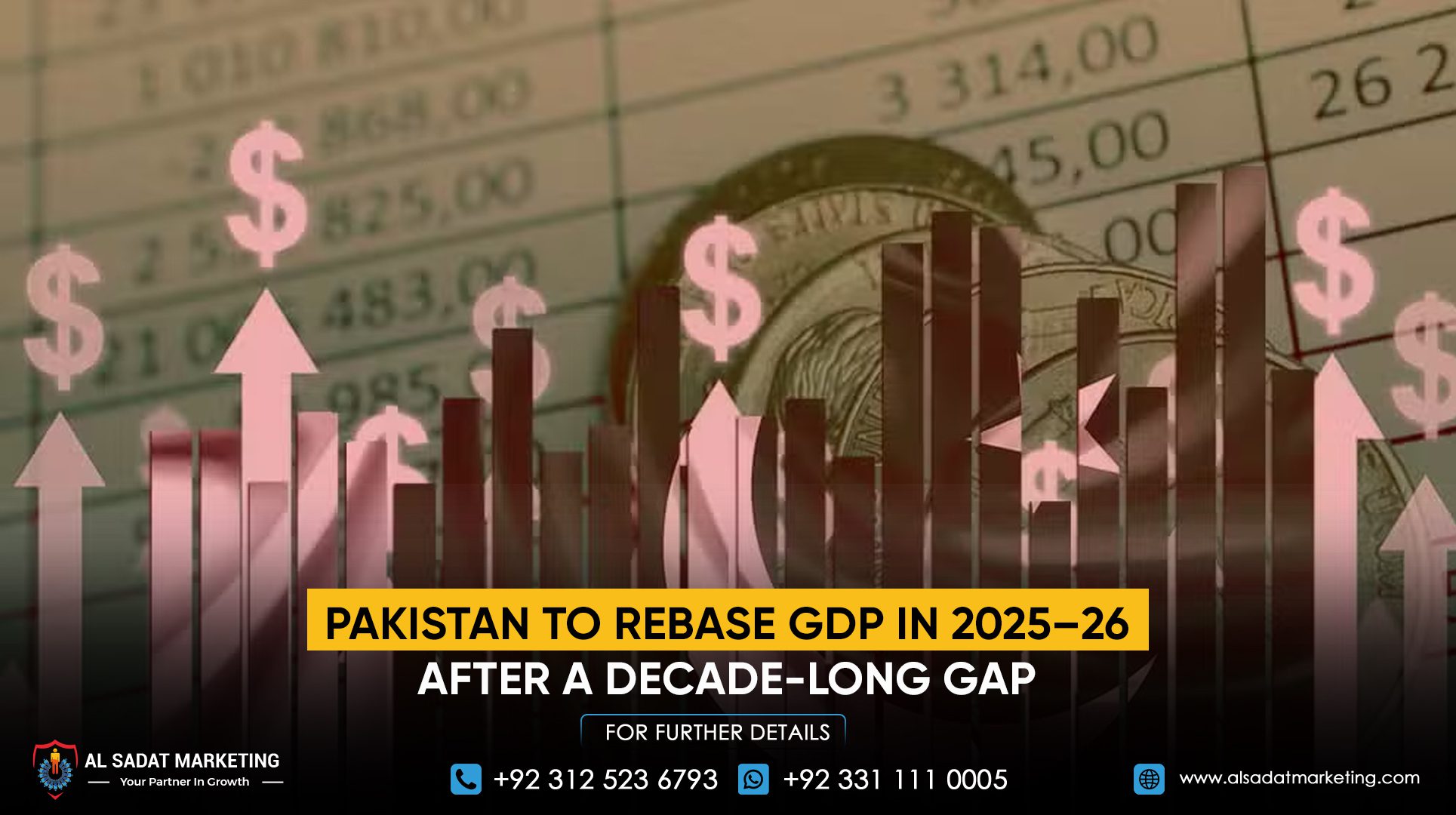 Pakistan to Rebase GDP in 2025–26 After a Decade-Long Gap