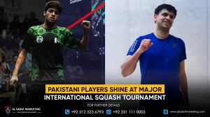 Pakistani Players Shine at Major International Squash Tournament