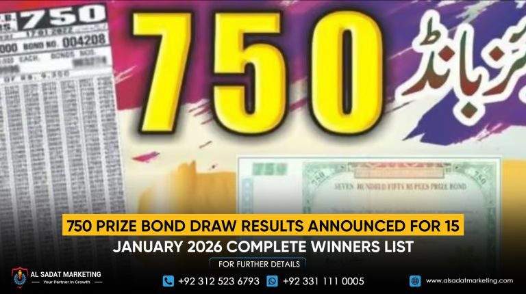 750 Prize Bond Draw Results Announced for 15 January 2026 – Complete Winners List