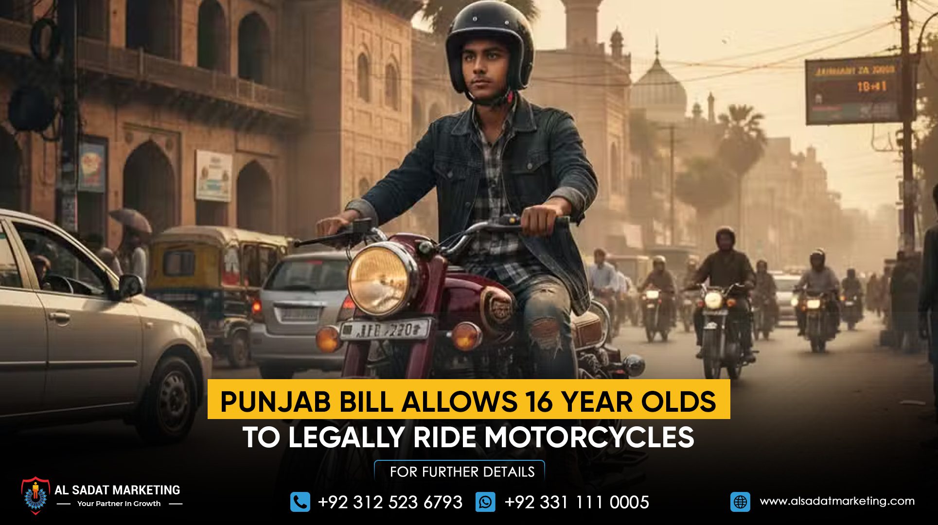 Punjab Bill Allows 16-Year-Olds to Legally Ride Motorcycles
