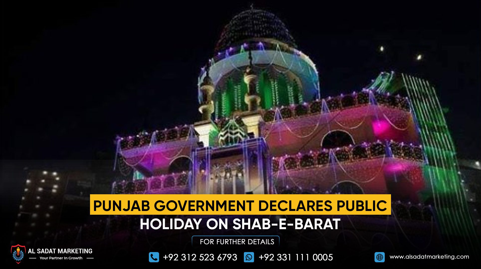 Punjab Government Declares Public Holiday on Shab-e-Barat