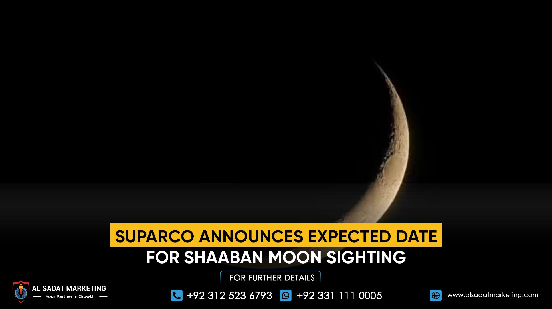 SUPARCO Announces Expected Date for Shaaban Moon Sighting