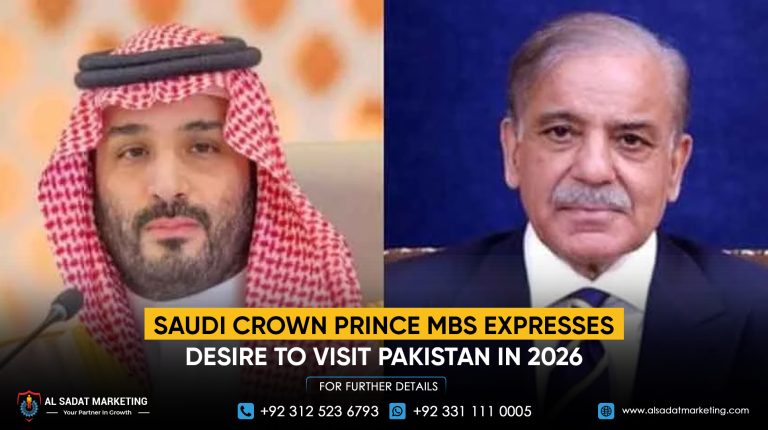 Saudi Crown Prince MBS expresses desire to visit Pakistan in 2026