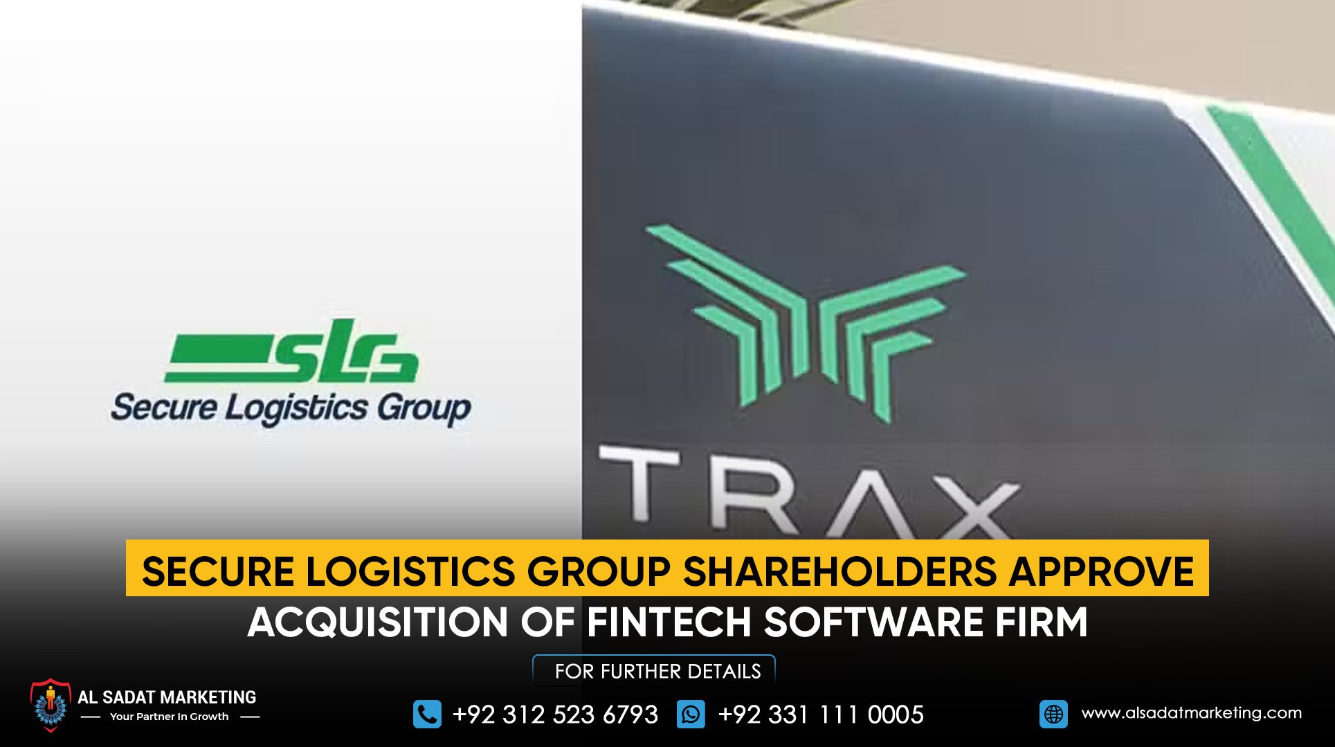 Secure Logistics Group Shareholders Approve Acquisition of Fintech Software Firm
