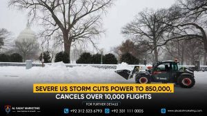 Severe US Storm Cuts Power to 850,000, Cancels Over 10,000 Flights