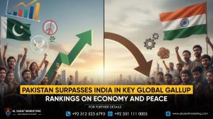 Pakistan Surpasses India in Key Global Gallup Rankings on Economy and Peace
