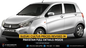 Suzuki Cultus Prices Revised in Pakistan — Full Details Inside