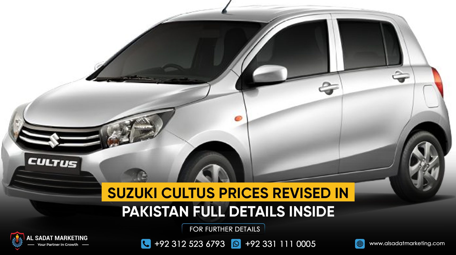 Suzuki Cultus Prices Revised in Pakistan — Full Details Inside