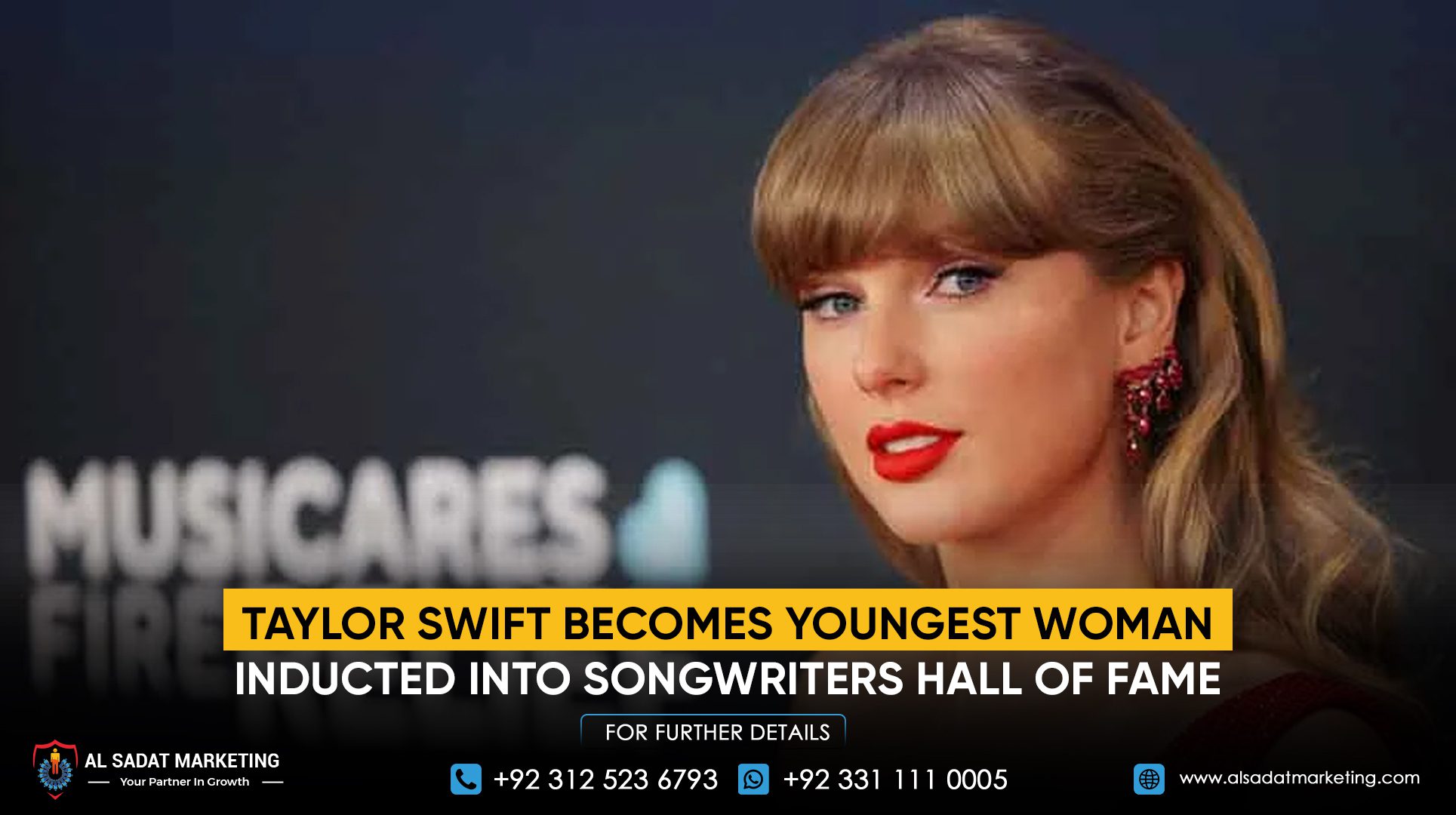 Taylor Swift Becomes Youngest Woman Inducted into Songwriters Hall of Fame