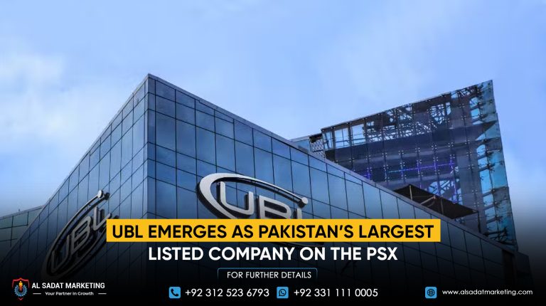 UBL Emerges as Pakistan’s Largest Listed Company on the PSX