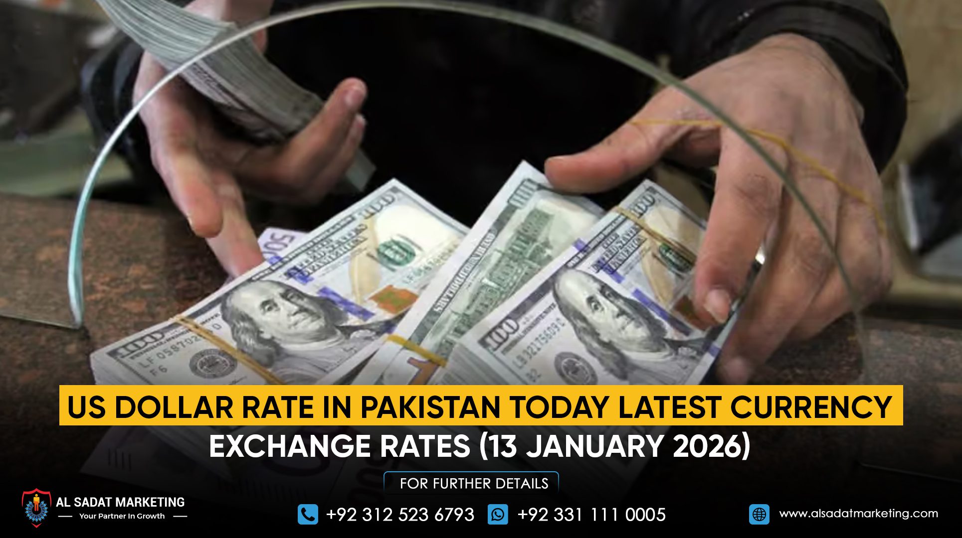 US Dollar Rate in Pakistan Today: Latest Currency Exchange Rates (13 January 2026)