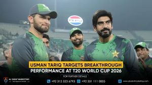 Usman Tariq Targets Breakthrough Performance at T20 World Cup 2026