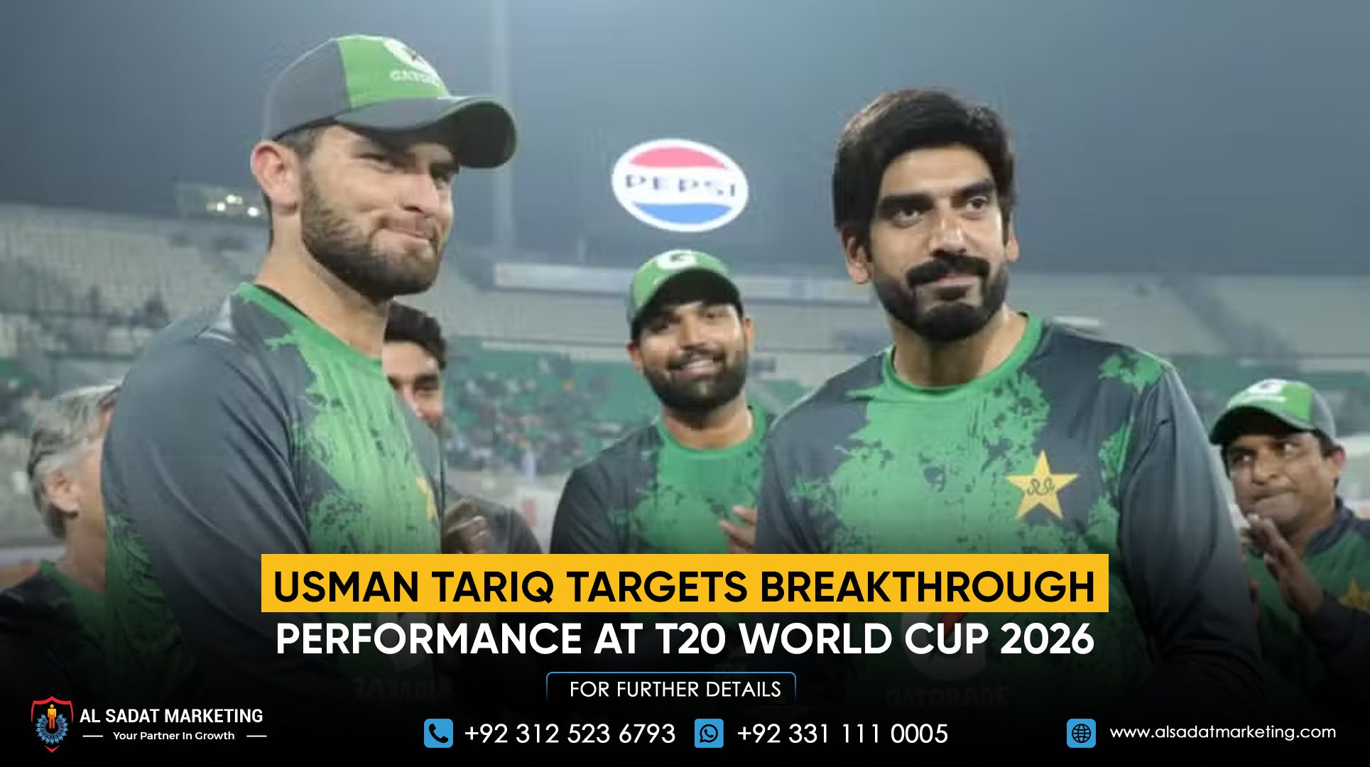 Usman Tariq Targets Breakthrough Performance at T20 World Cup 2026