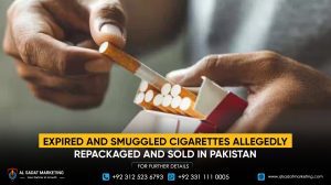 Expired and Smuggled Cigarettes Allegedly Repackaged and Sold in Pakistan