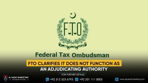 FTO Clarifies It Does Not Function as an Adjudicating Authority