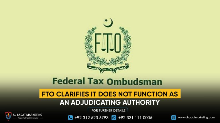 FTO Clarifies It Does Not Function as an Adjudicating Authority