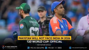 Pakistan Will Not Face India in 2026 T20 World Cup: Official