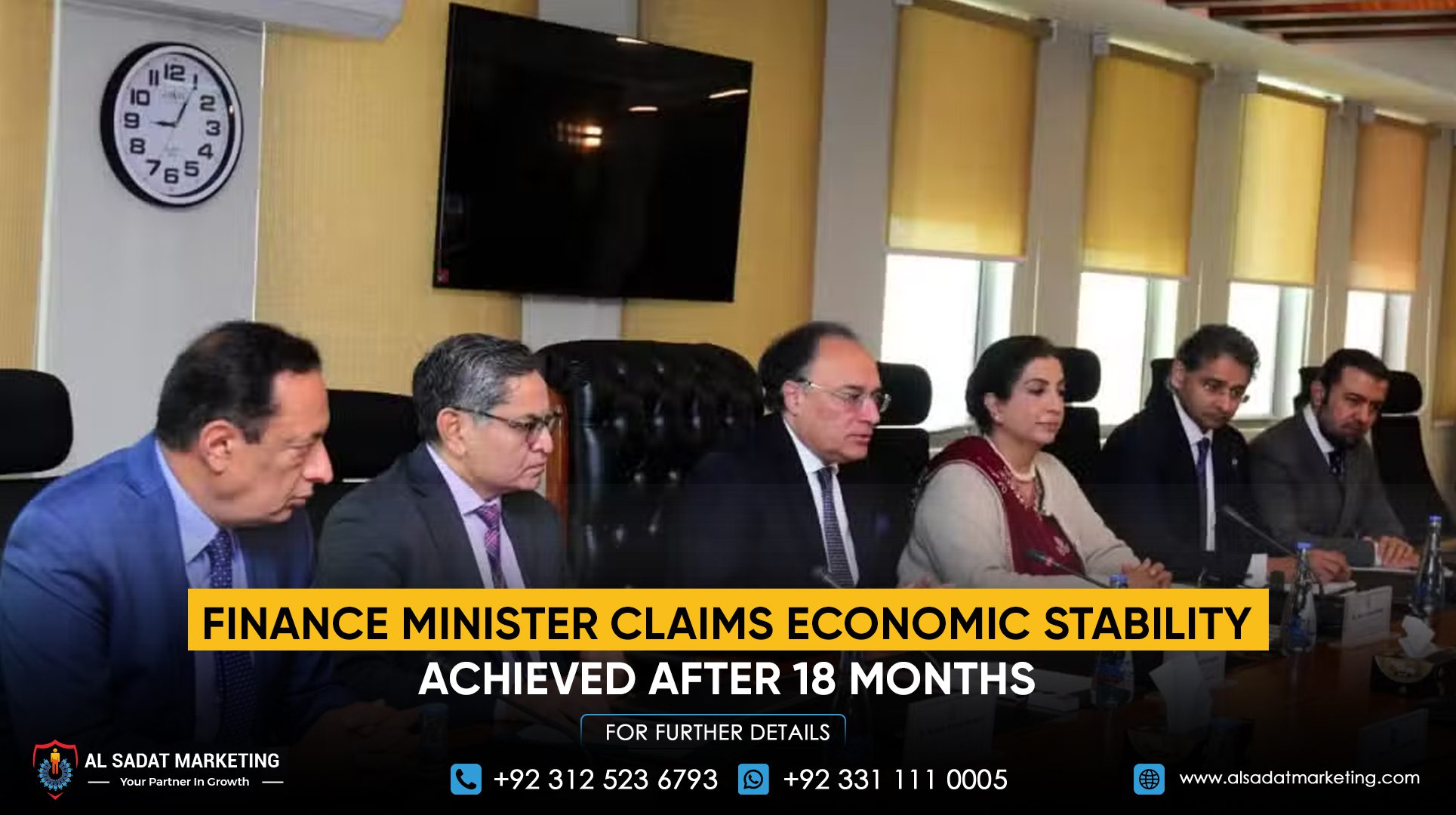 Finance Minister Claims Economic Stability Achieved After 18 Months