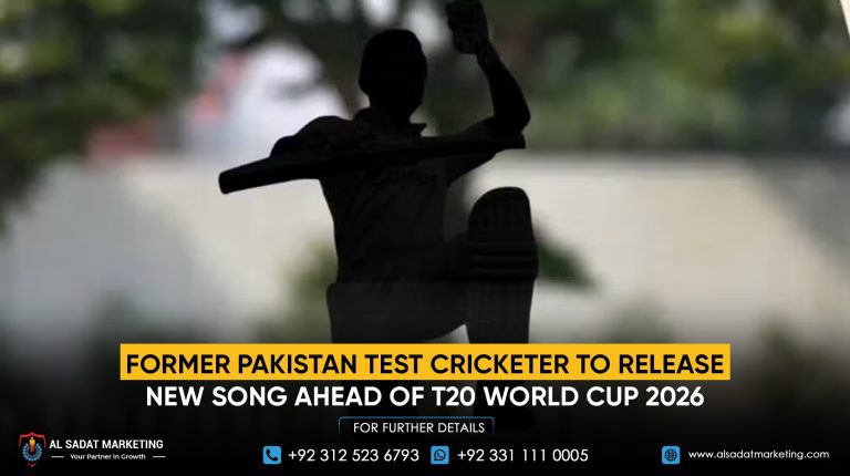 Former Pakistan Test Cricketer to Release New Song Ahead of T20 World Cup 2026