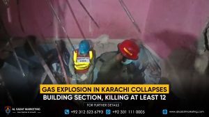Gas Explosion in Karachi Collapses Building Section, Killing at Least 12