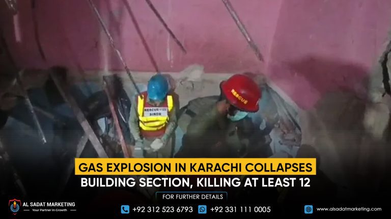 Gas Explosion in Karachi Collapses Building Section, Killing at Least 12
