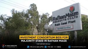 Investment Consortium Bids for Majority Stake in Rafhan Maize