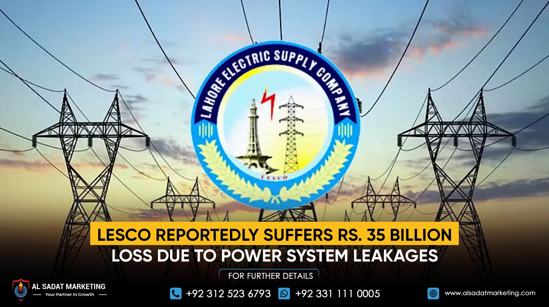 LESCO Reportedly Suffers Rs. 35 Billion Loss Due to Power System Leakages