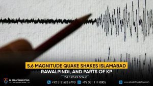 5.6-Magnitude Quake Shakes Islamabad, Rawalpindi, and Parts of KP