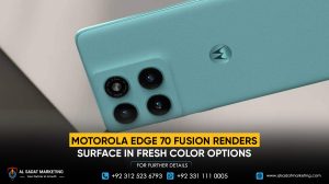 Motorola Edge 70 Fusion Renders Surface in Fresh Color Options