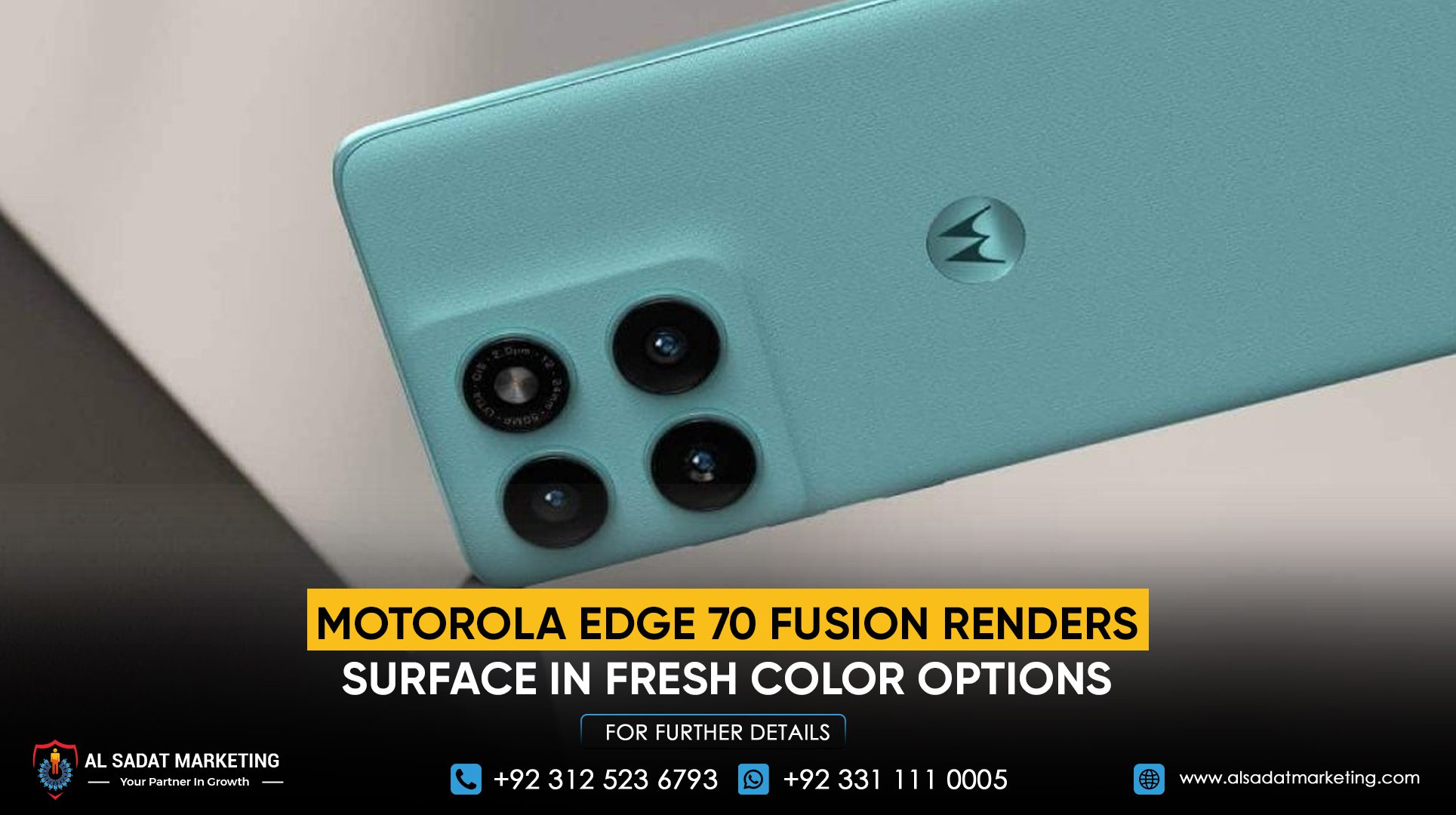 Motorola Edge 70 Fusion Renders Surface in Fresh Color Options