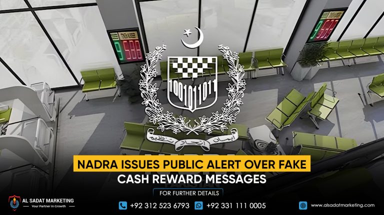 NADRA Issues Public Alert Over Fake Cash Reward Messages