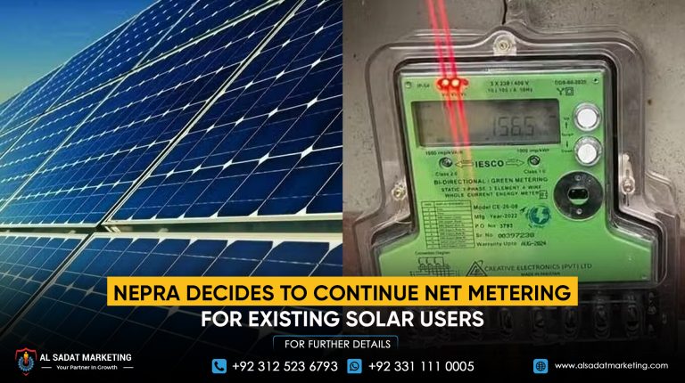 NEPRA Decides to Continue Net Metering for Existing Solar Users
