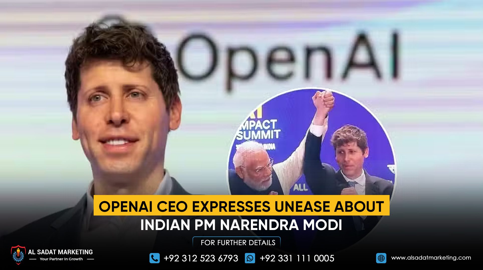 OpenAI CEO Expresses Unease About Indian PM Narendra Modi