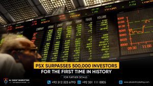 PSX Surpasses 500,000 Investors for the First Time in History