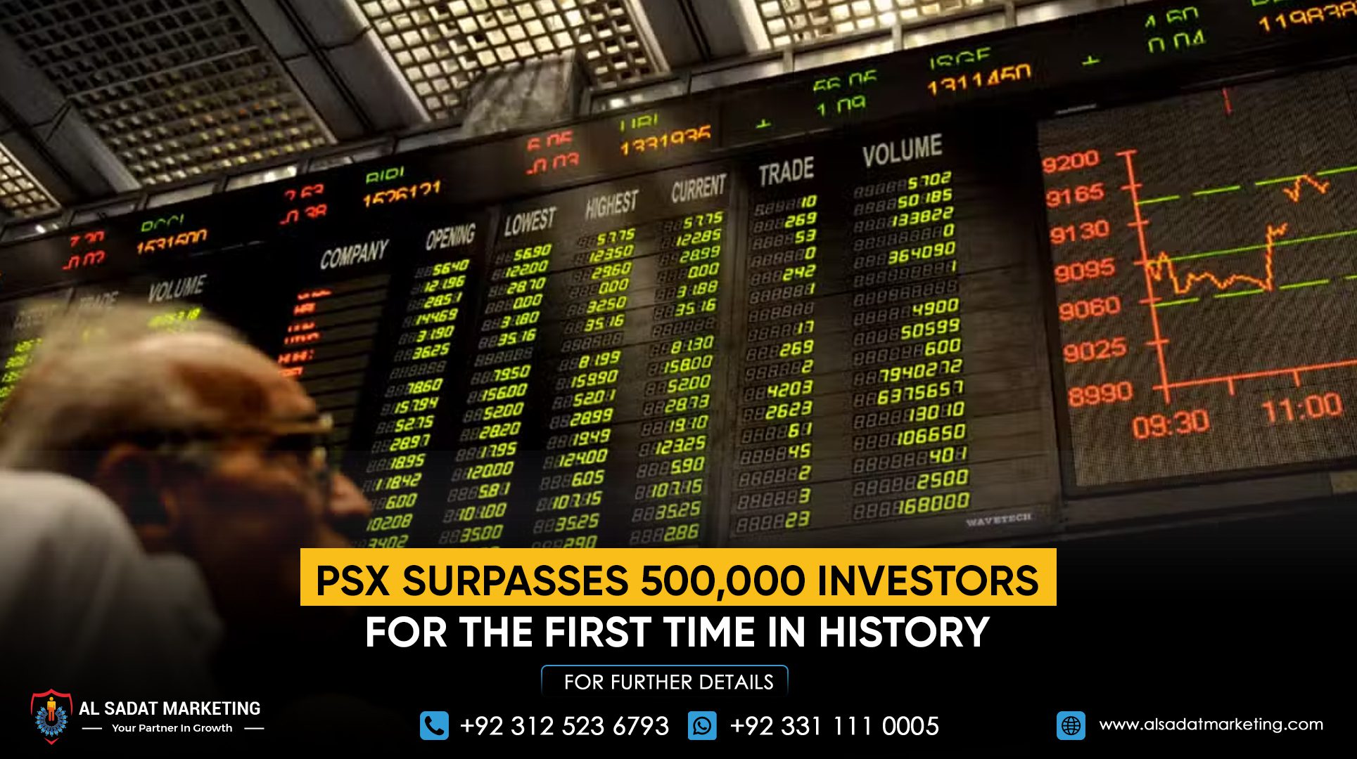 PSX Surpasses 500,000 Investors for the First Time in History