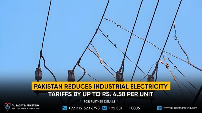 Pakistan Reduces Industrial Electricity Tariffs by Up to Rs. 4.58 Per Unit