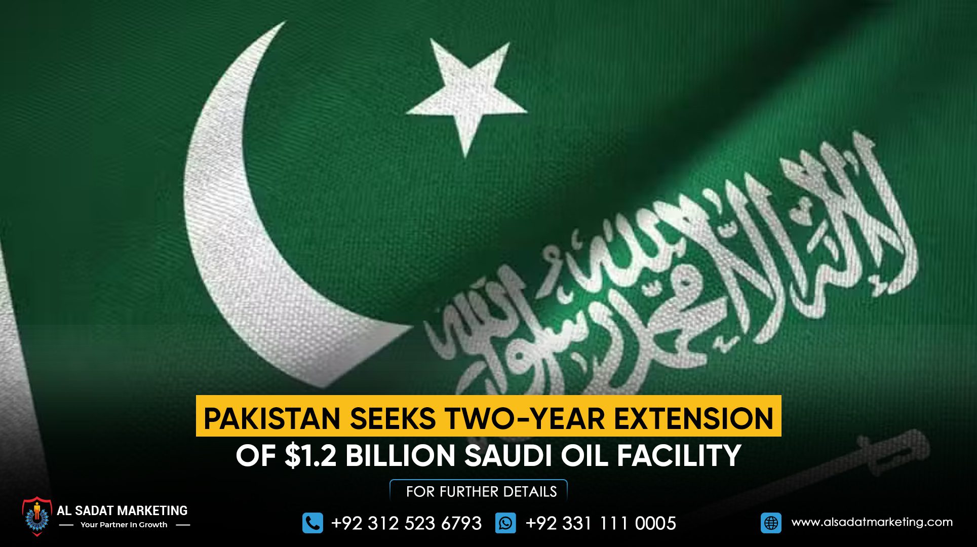 Pakistan Seeks Two-Year Extension of $1.2 Billion Saudi Oil Facility