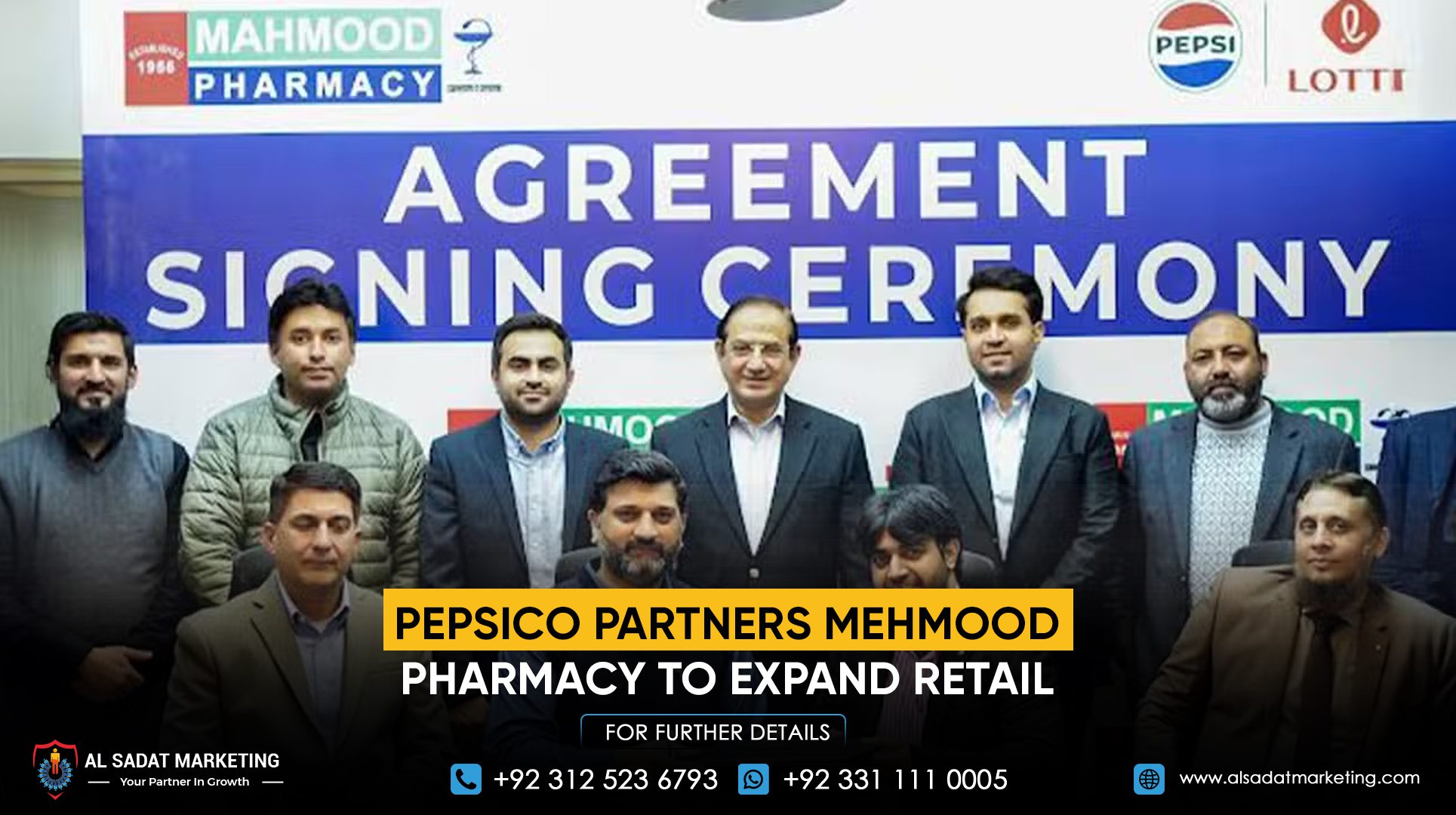 PepsiCo Partners Mehmood Pharmacy to Expand Retail