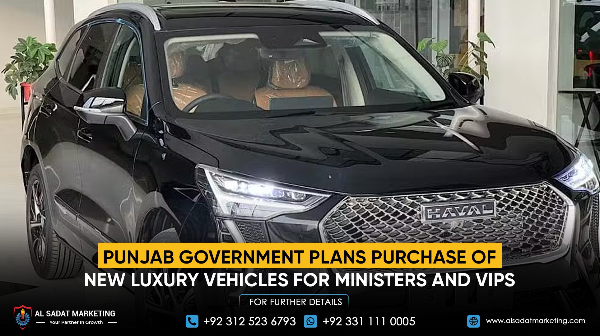 Punjab Government Plans Purchase of New Luxury Vehicles for Ministers and VIPs
