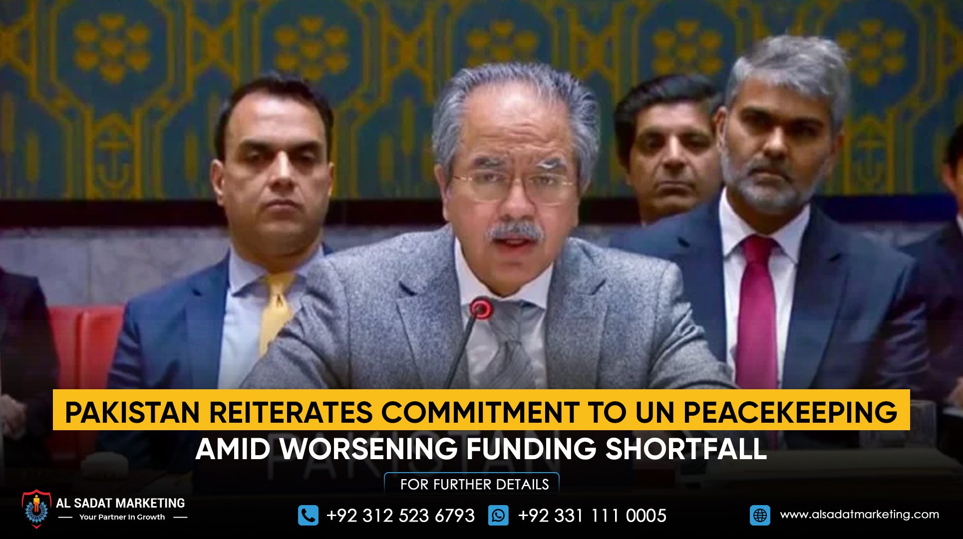 Pakistan Reiterates Commitment to UN Peacekeeping Amid Worsening Funding Shortfall