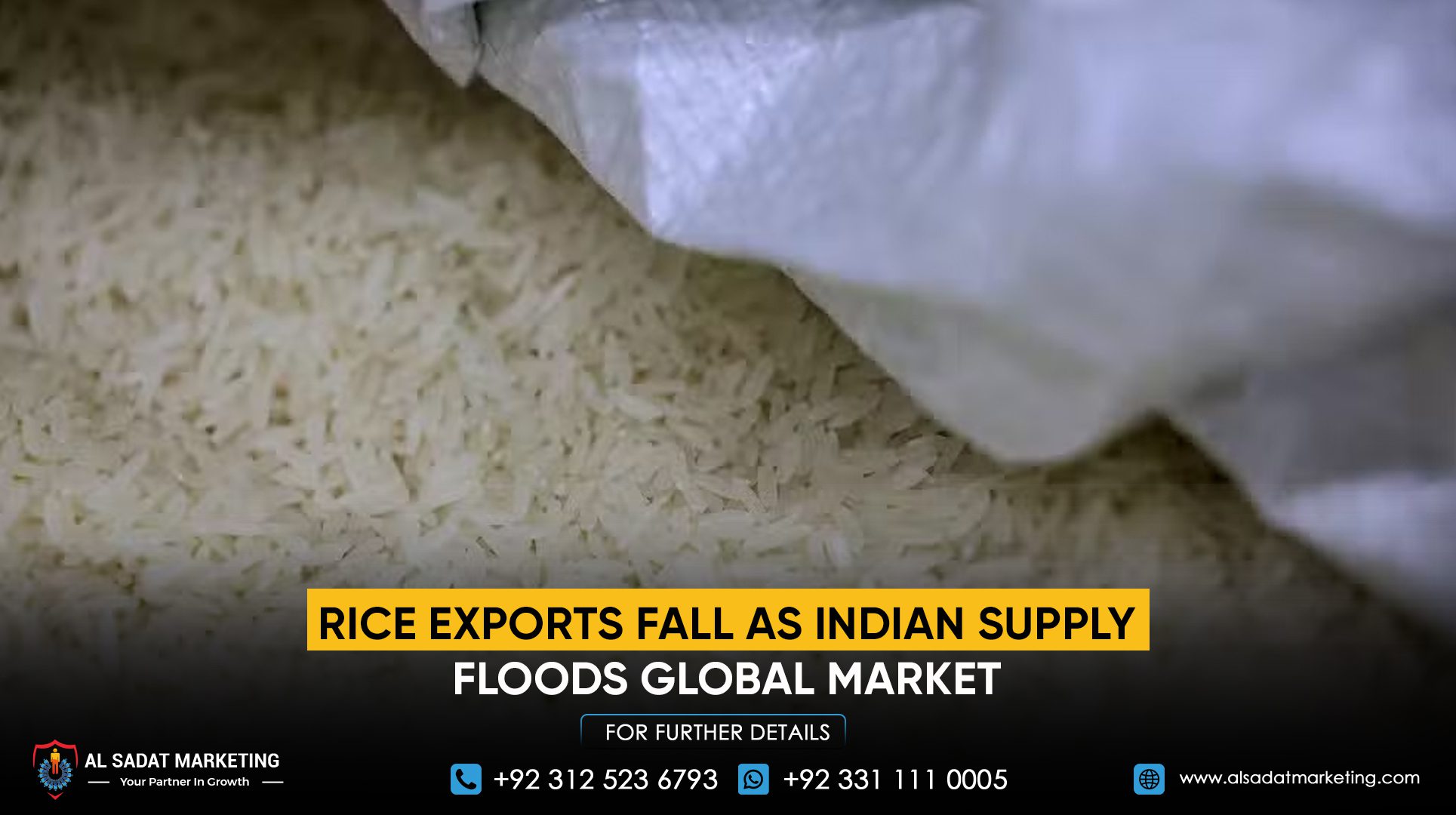 Rice Exports Fall as Indian Supply Floods Global Market