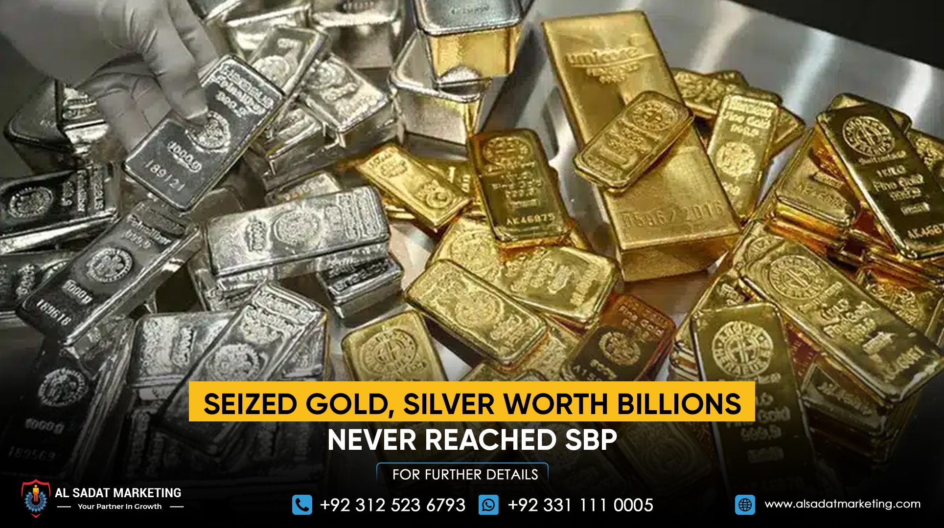 Seized Gold, Silver Worth Billions Never Reached SBP