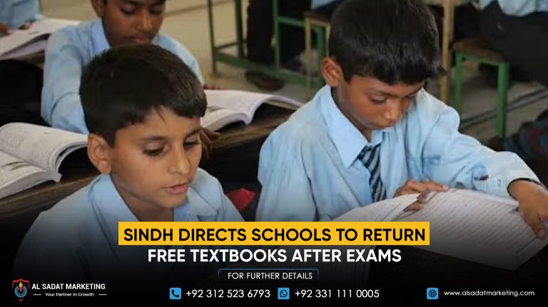 Sindh Directs Schools to Return Free Textbooks After Exams
