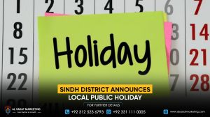 Sindh District Announces Local Public Holiday