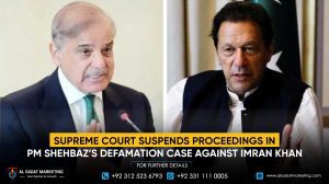 Supreme Court Suspends Proceedings in PM Shehbaz’s Defamation Case Against Imran Khan
