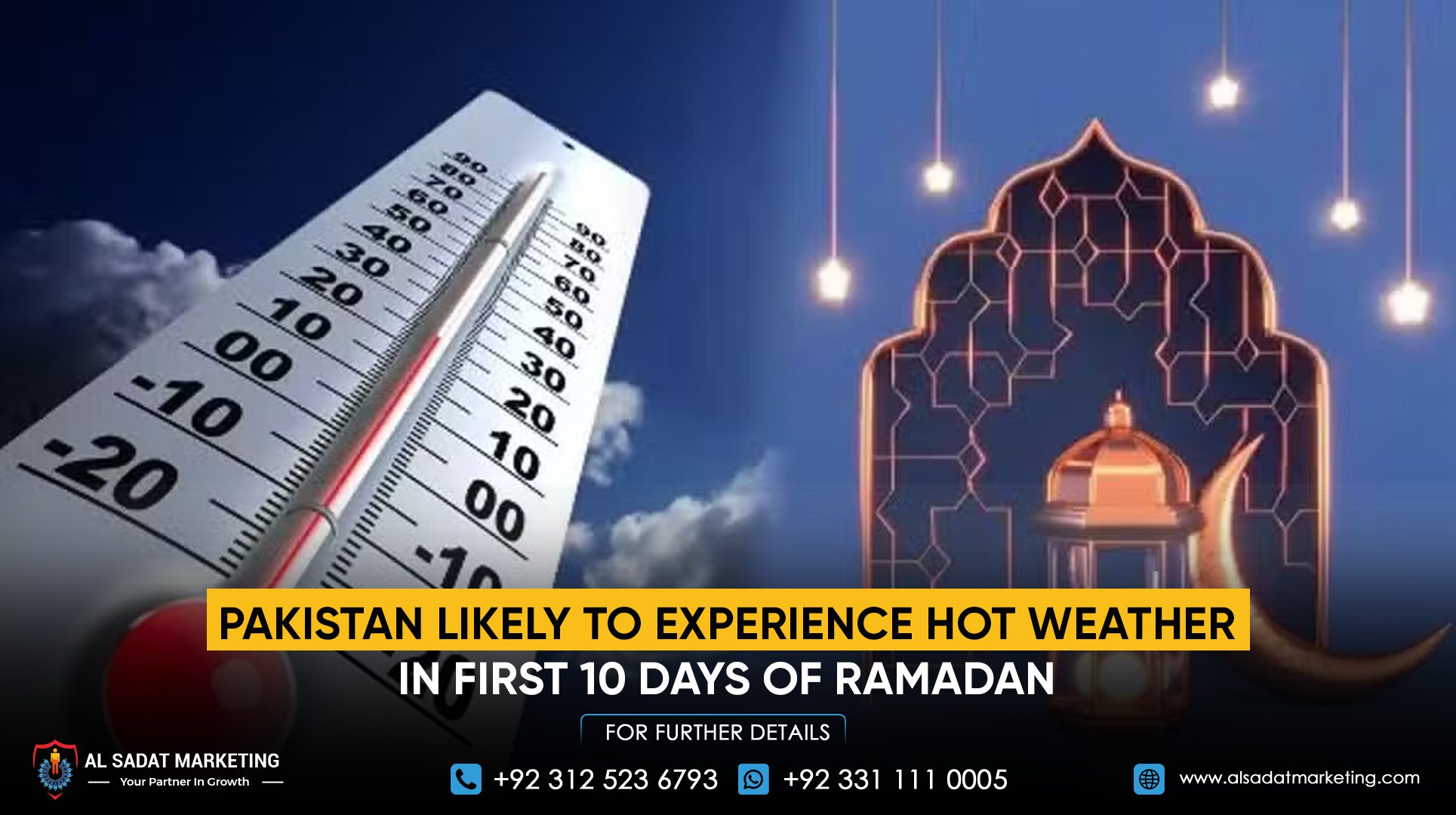 Pakistan Likely to Experience Hot Weather in First 10 Days of Ramadan