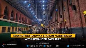 Rawalpindi Railway Station Modernized with Advanced Facilities