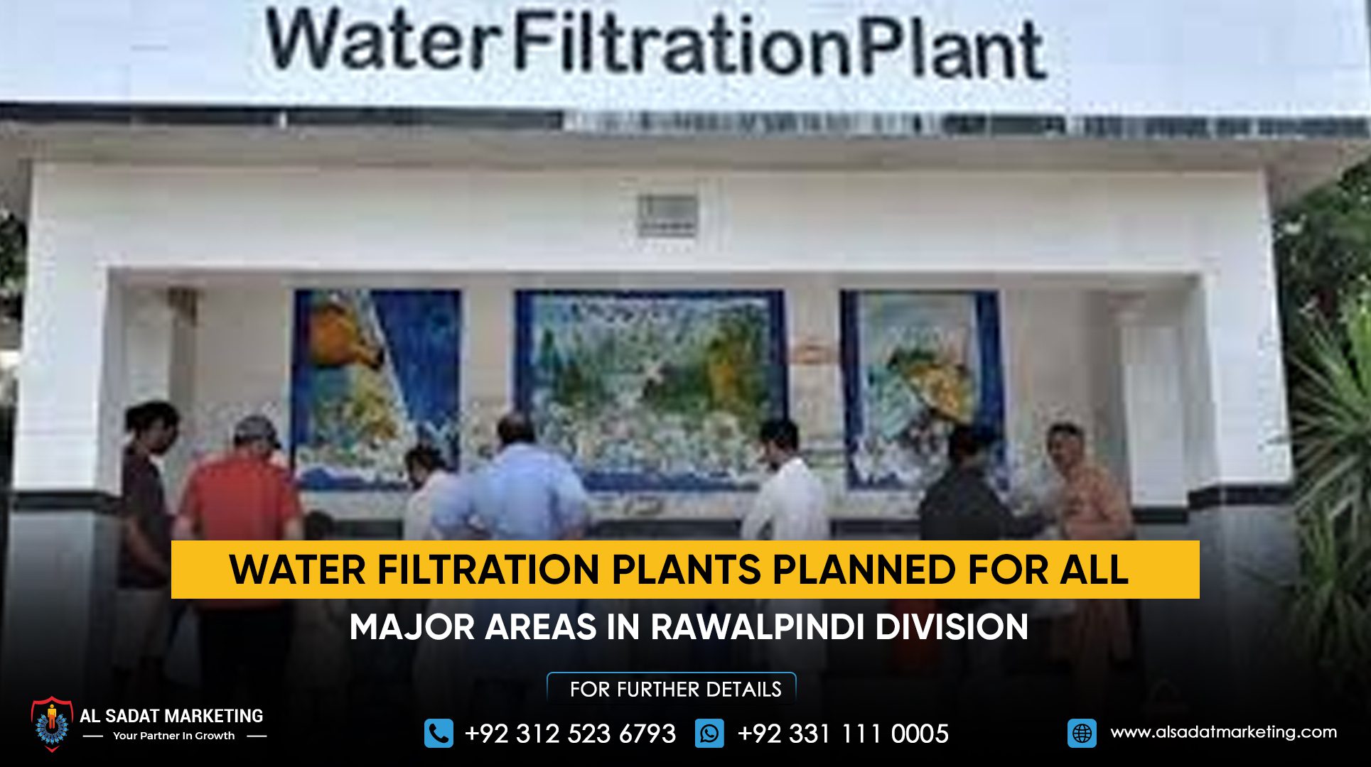 Water Filtration Plants Planned for All Major Areas in Rawalpindi Division