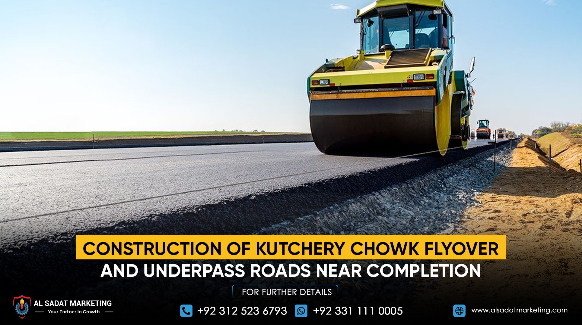 Construction of Kutchery Chowk Flyover and Underpass Roads Near Completion