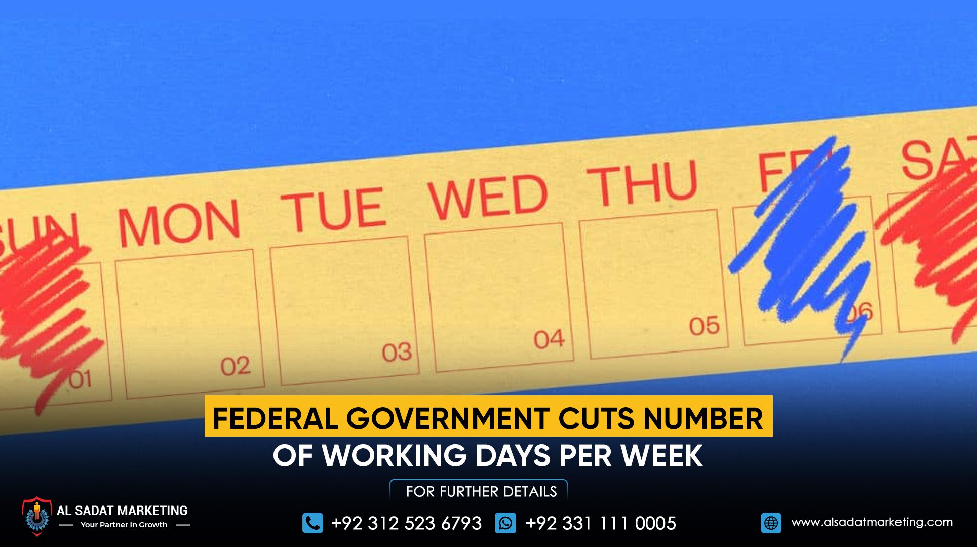 Federal Government Cuts Number of Working Days Per Week